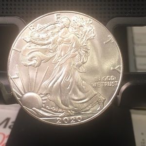 2020 Silver Walking Liberty Dollar Uncirculated And Brilliant